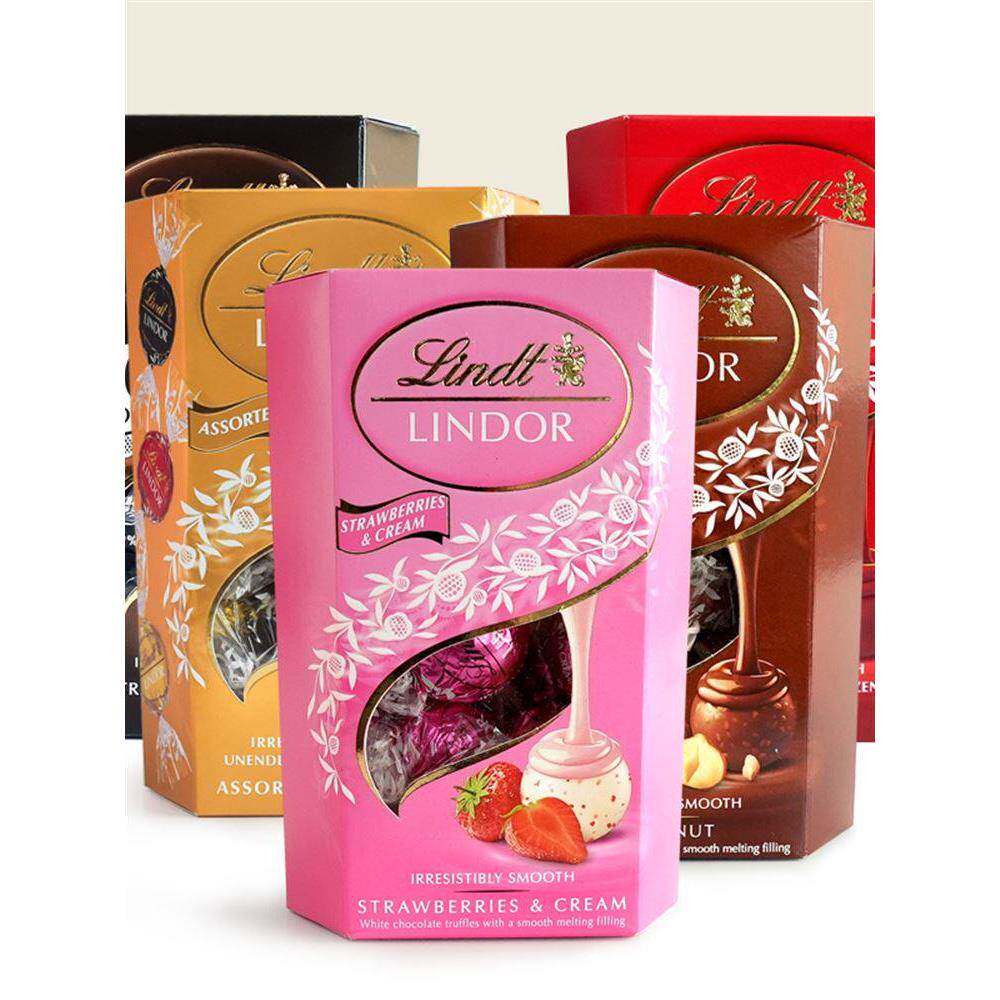Lindor瑞士莲巧克力软心球200g黑白牛奶年货礼盒进口（代可可脂）