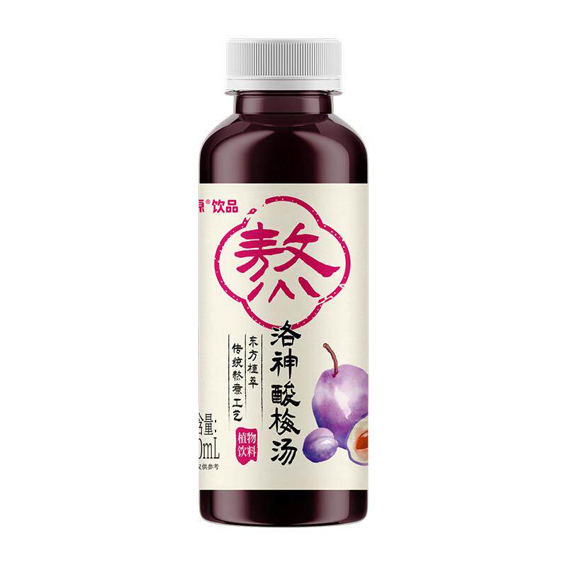 乐源熬煮洛神酸梅汁360ml*6瓶火锅烧烤清润解腻健康果汁0脂包邮
