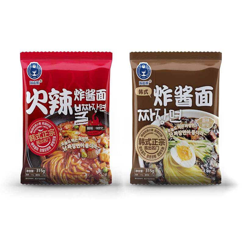 吉林延边特产儿媳姑韩式炸酱面杂酱面黑酱炒面不辣棕色延吉
