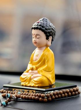 汽车香水创车内48573意饰佛像如来品上装摆车件座保平载饰车小用