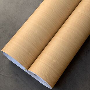 特厚导气槽科技竖直木纹自粘墙纸展柜展台自贴壁纸装 饰贴膜波音片