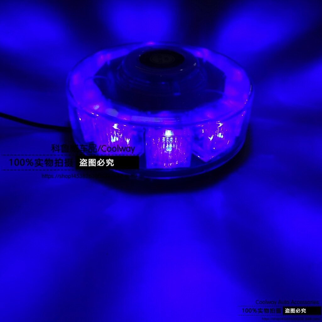 现货供应10LED 带磁铁车顶警示灯10W汽车高亮吸顶爆闪灯工程灯