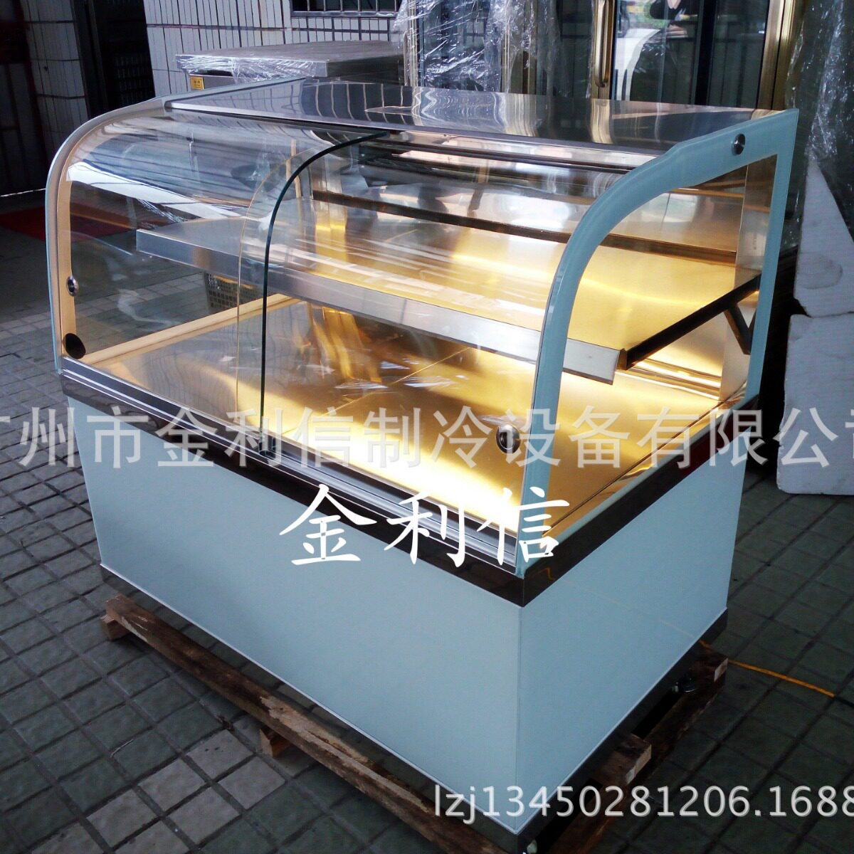 立式白色两层早餐电热暖柜馒头包子加热陈列保温展示柜