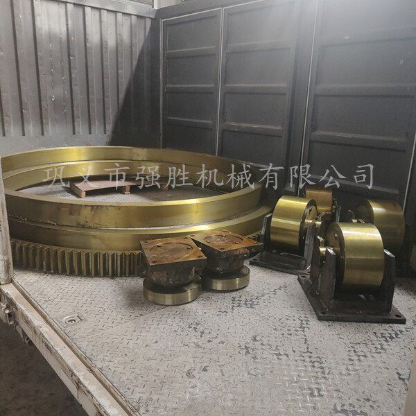 厂家供应2.4米烘干机大齿轮轮带滚圈 干燥设备配件