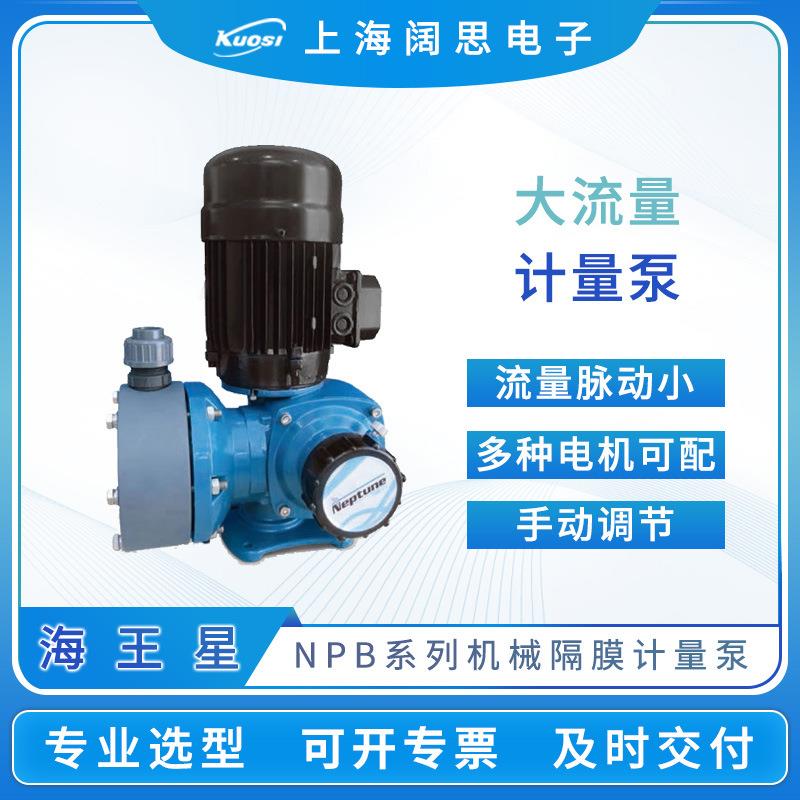 Neptune机械隔膜计量泵NPB系列大流量加药泵耐酸碱流量泵