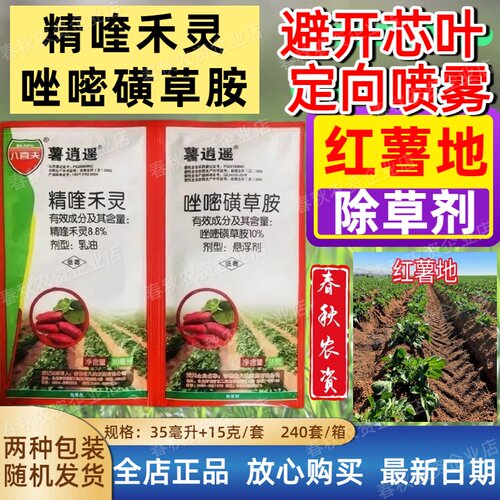 地瓜红薯地专用除草剂广谱不伤苗
