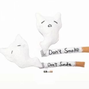 不织布可爱烟鬼小猫创意玩偶DIY手工礼物材料包工厂直销