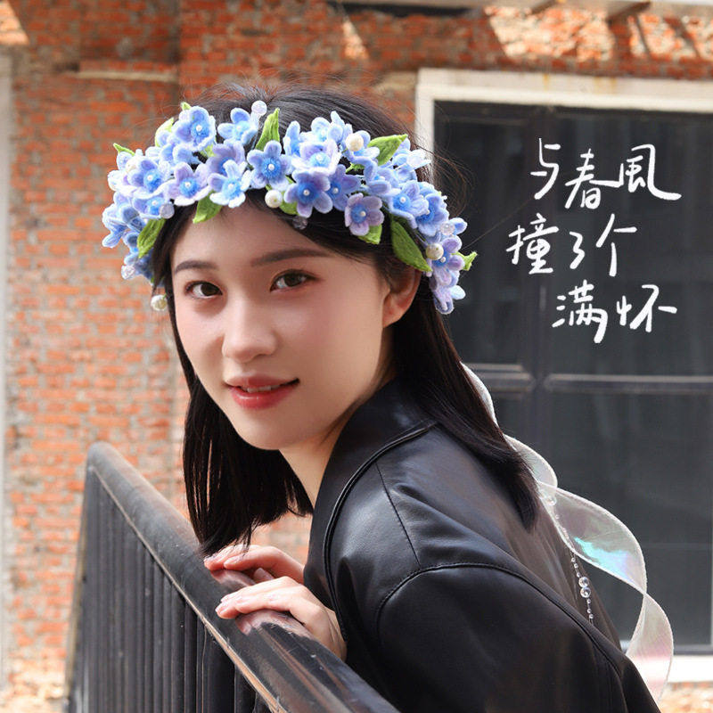 浪漫花环头饰扭扭棒花束手工编织diy材料包三八节送闺蜜朋友礼物,家居饰品,仿真花/假花,淘宝优惠券,粉丝福利购,淘宝优惠卷