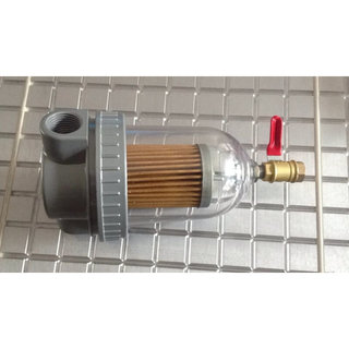 。国产真空泵过滤器AV40-04-S（4分口径 Rc1/2）带放水阀