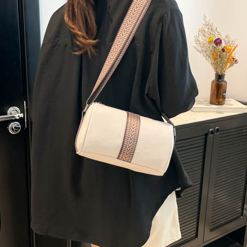 真皮时尚大容量女包2023新款头层牛皮欧美复古休闲包潮单肩斜