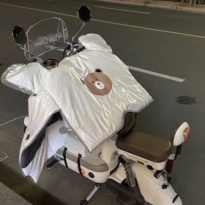 挡风被加绒加厚保暖防冻护脖男女