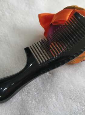 西藏特产 黑色牦牛角梳子 随身携带小梳子 手工制作免费刻字