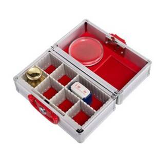 金隆兴印章盒手提公司银行财务私章法人印泥多功能财务专用收纳盒