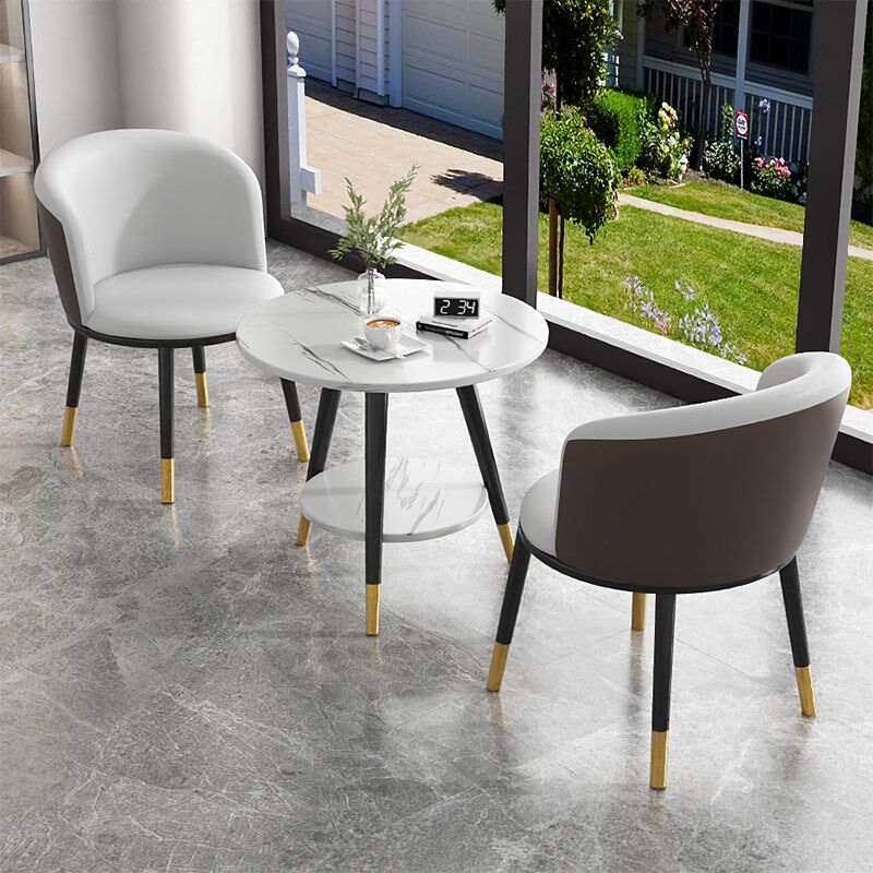 三梦阳台小茶桌洽谈桌椅组合套装休闲轻奢商用椅子网红接待茶桌椅