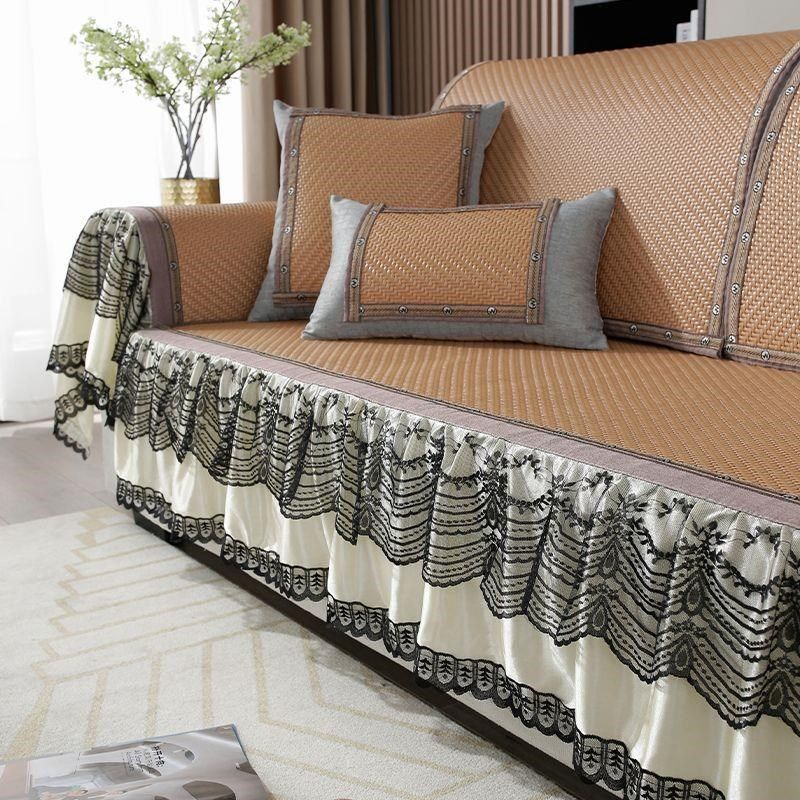 夏天沙发垫防滑组合凉席贵妃藤席冰丝凉席垫子夏季木沙发套罩新款,居家布艺,沙发垫,淘宝优惠券,粉丝福利购,淘宝优惠卷