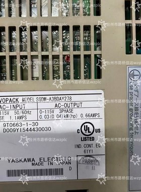 SGDM-A3BDAY278 伺服驱动器 议价产品