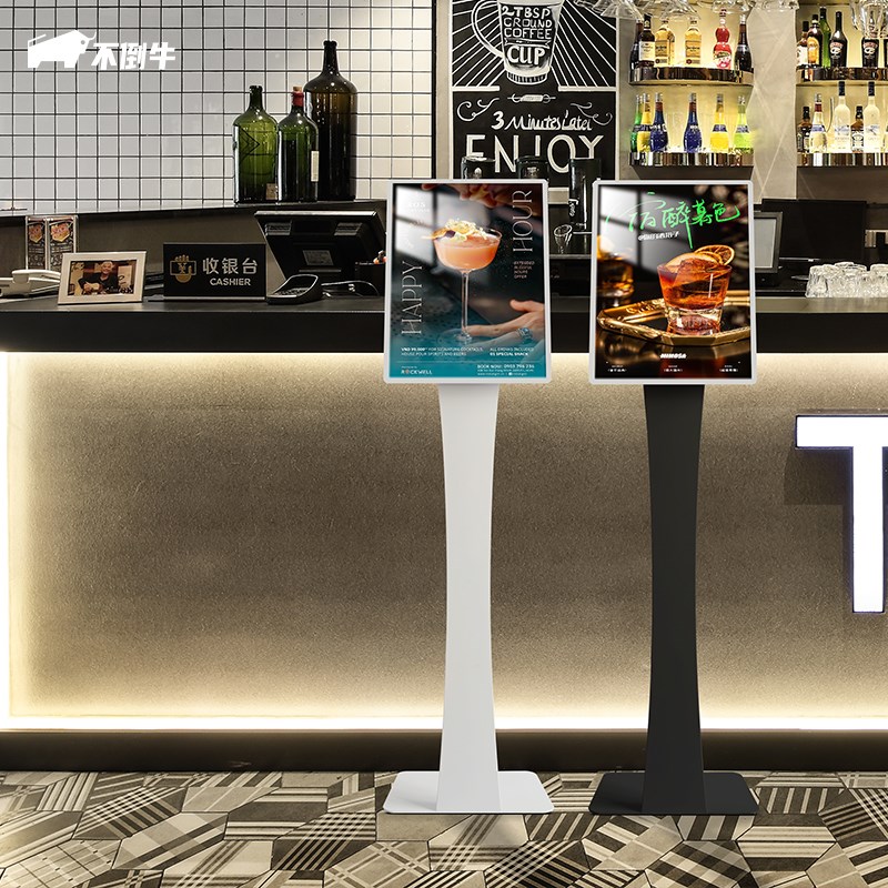 广告牌海报立式落l广告架子宣传立牌展示架展示牌地招聘展架店门