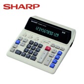 夏普CS 2122H插电源LED荧光屏电脑按键计算器银行财务用计算机CS2
