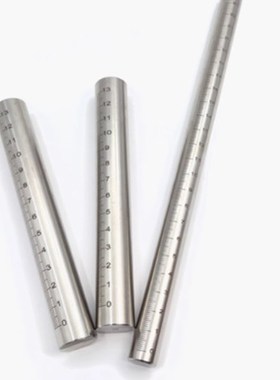 定制带刻度圆棒光轴 FGSTN RCY81 不锈钢圆柱刻度尺刻度支柱杆
