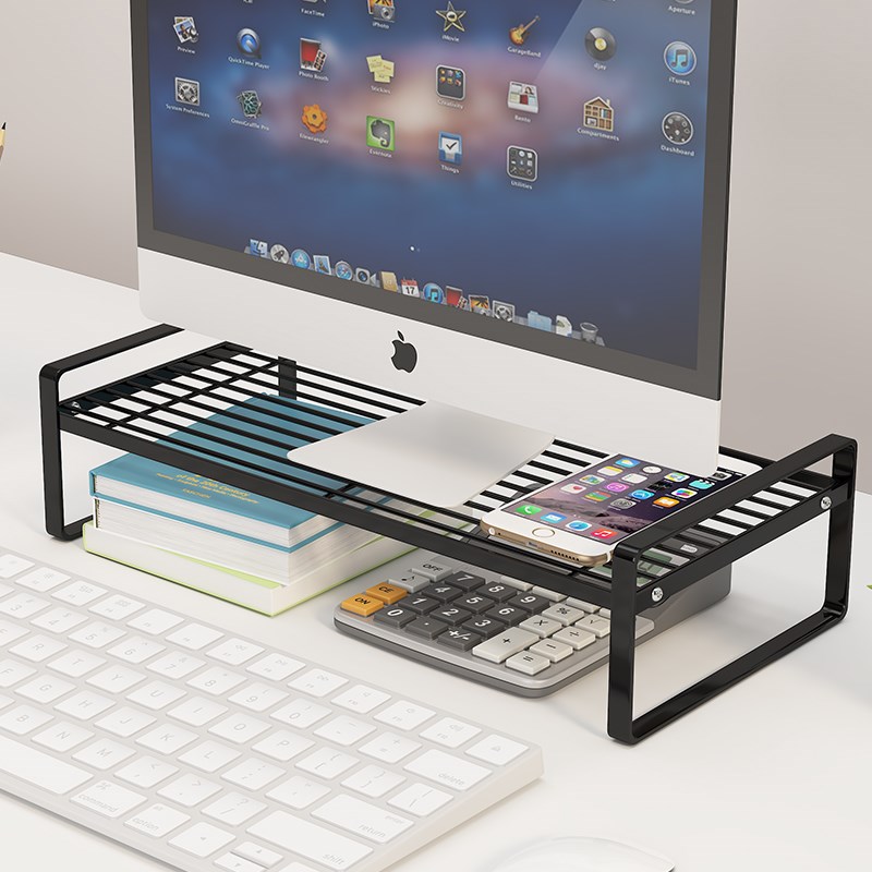 笔记本散热支架增高m架电脑底座台式电脑显示器屏幕托架桌面置物