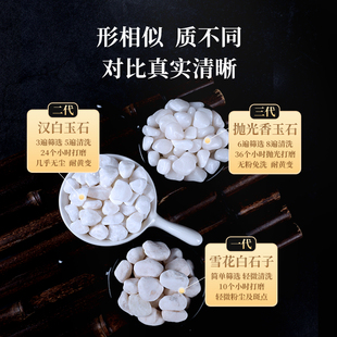 白色石子石头精抛光装饰造景庭院小白石景观阳台铺地白石子鹅卵石