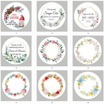 100PCS custom sticker and Customized LOGO/Wedding stickers/D