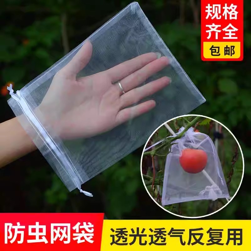水果套袋防鸟防虫透气专用v网袋葡萄无花果枇杷草莓杨桃子保护袋