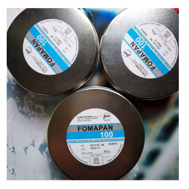 欧洲原装AGFA FOMA黑白135盘片 ISO400 胶卷30.5米有效期2024年