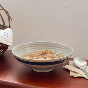 一家小店 小时候的味道 粗陶 怀旧宽口大碗 甜水碗 大饭碗小面碗