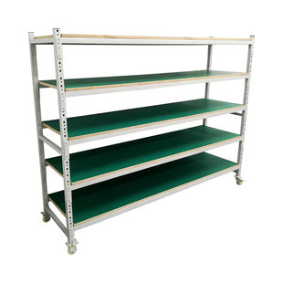 多功能防静电老化架测试架带轮车间物料周转车多层置物架加厚板材