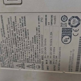 安川伺服驱动器SGD7S 200A00A002