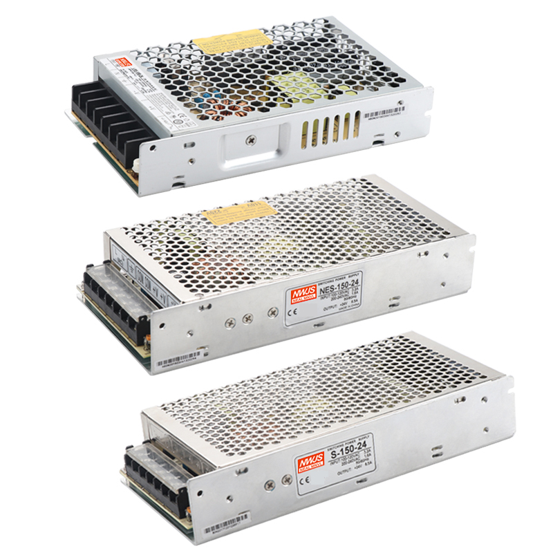明伟开关电源 MS/LRS/S-150W-24V/6.5A 12V12.5A 15V36V48V变压器