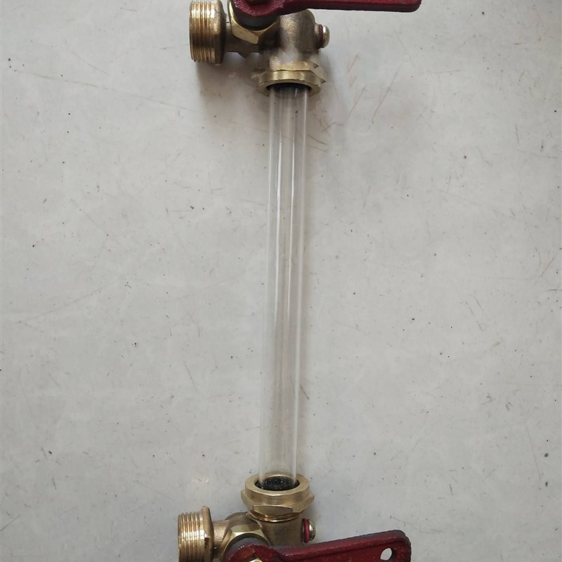 水位计液位计玻璃管考克阀门水箱水位显示器铜考克不锈钢阀门DN15