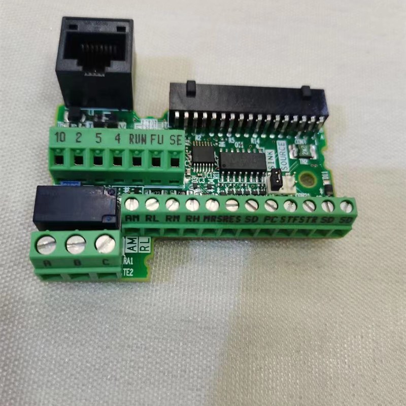 FR-E7TY  原装三菱变频器E74x0主板CPU接线端子板BC186A839G51