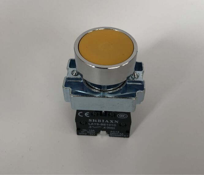 LAY5标鑫 XB2-BA31C 42C金属按钮开关电源启动停止自复位银.点22m