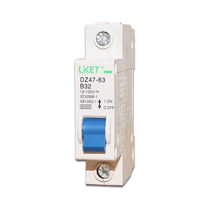 摩托电动瓶车 小型断路器 空气开关 DZ47-63 B32直流空开100V