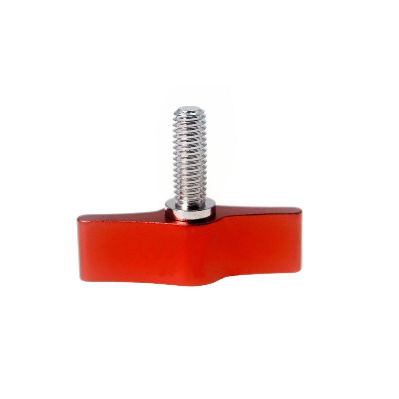 7字可调手拧锁紧螺丝闪电一字型铝合金手柄摄影云台1/4配件M4M5M6