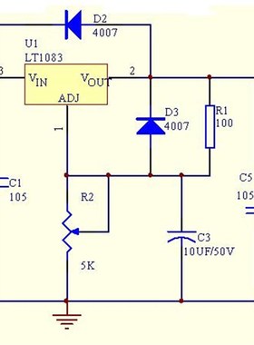 LT1083cp大功率线性可调稳压直流电源板 2.5-12-24-30V pcb套件