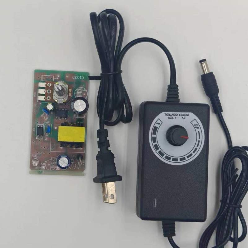 3-12V2A可调电源 水泵打磨机电机led灯箱 调光电源适配器24W