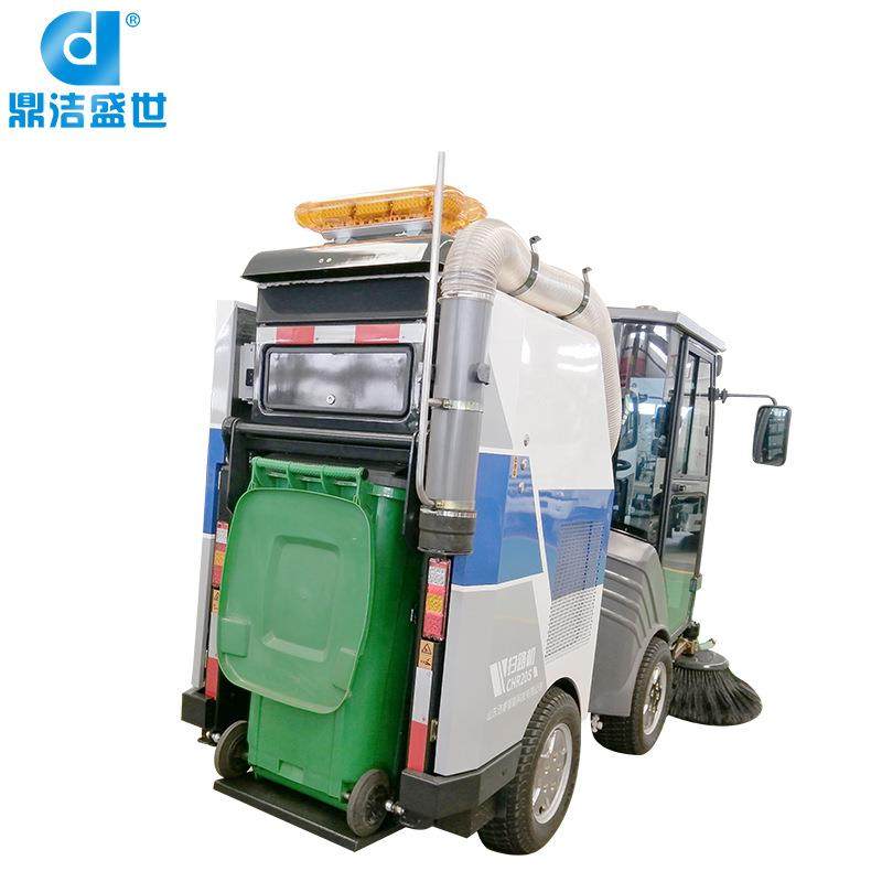 商用驾驶式全封闭扫地机铰接四轮燃油扫地车市政环卫工厂清扫车