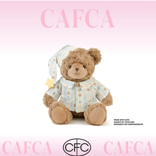 CAFCA【睡眠小熊】小熊陪伴毛绒玩偶生日礼物治愈安抚情绪