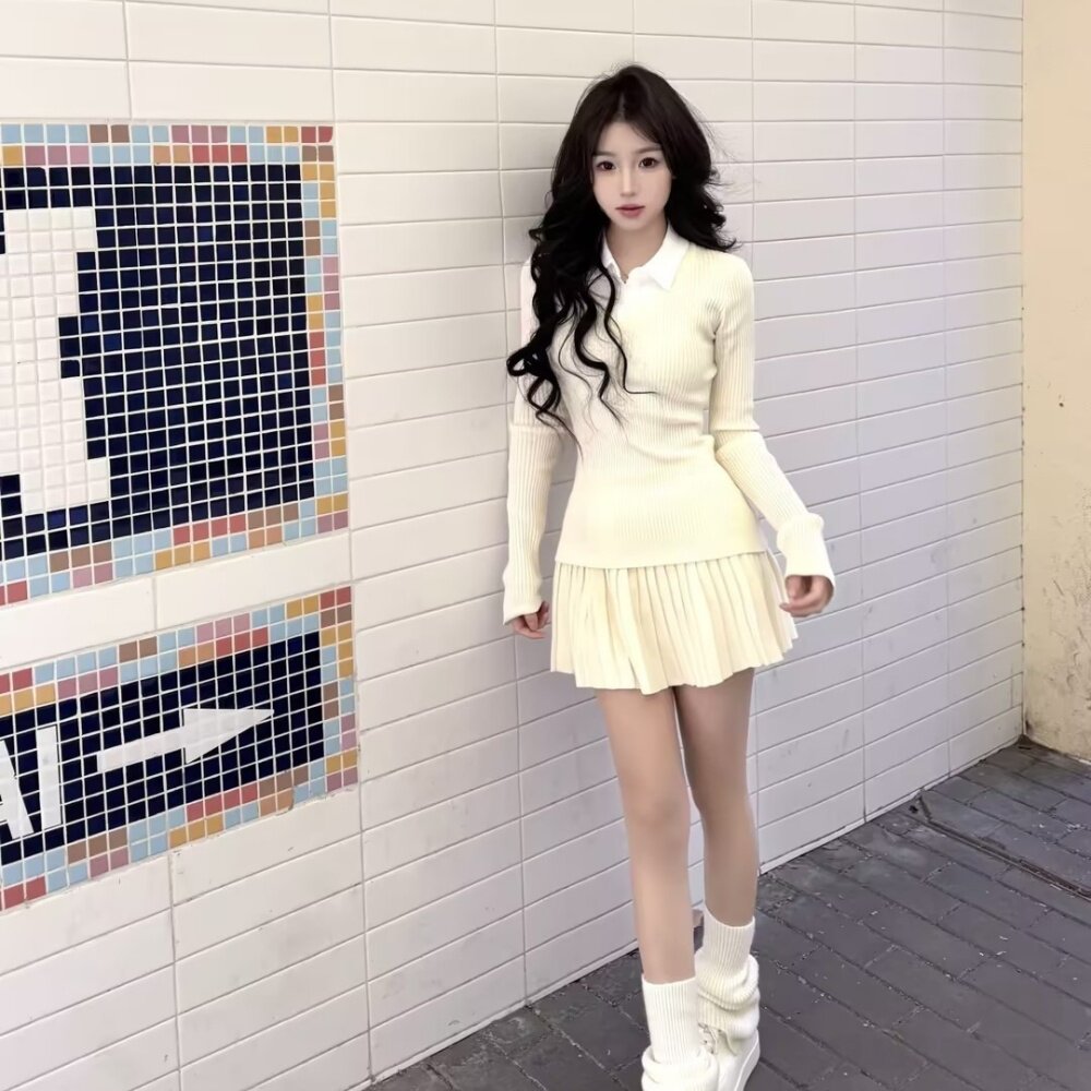 迪士尼穿搭毛衣服朱迪兔子警官百褶裙套装成人秋冬环球影城学院风