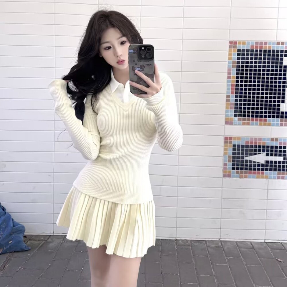 迪士尼穿搭毛衣服朱迪兔子警官百褶裙套装成人秋冬环球影城学院风