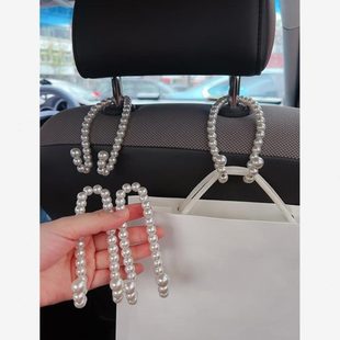 网红汽车座椅背座椅背轻奢挂钩挂钩隐形后排小座承重车内收纳车