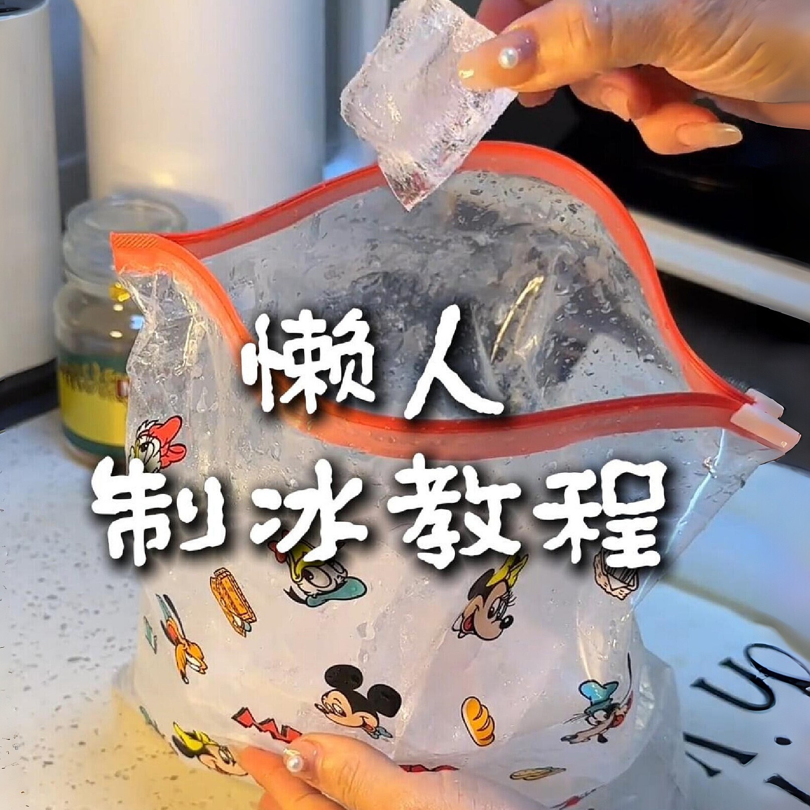 食品级拉链密封制冰袋可复用图片