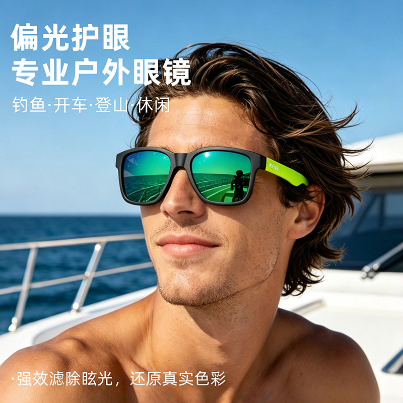 PAIS帕艾思偏光太阳镜墨镜运动款图片