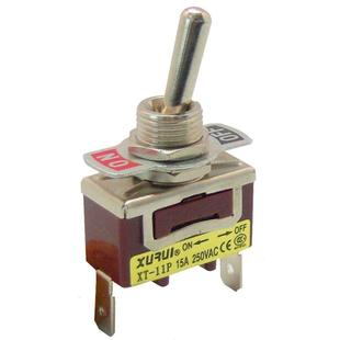 OFF 银触点 脚 6.3插式 单刀单掷 11A 旭瑞钮子开关 正品