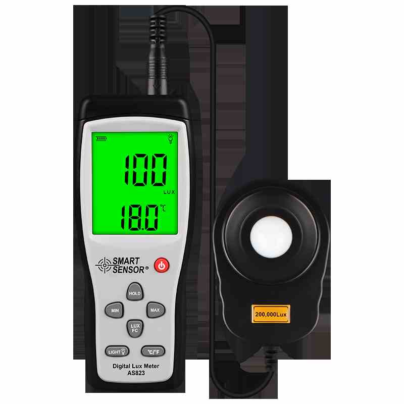 希玛AS803/813/823数字照度计测光仪 高精度亮度计光度流明测试仪