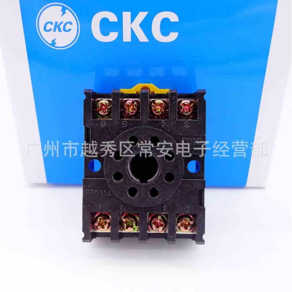 CKC 松菱 圆8脚继电器座 PF083A