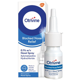 英国Otriven安鼻灵0.1%10ml成人鼻腔喷雾过敏性鼻炎鼻塞流鼻涕